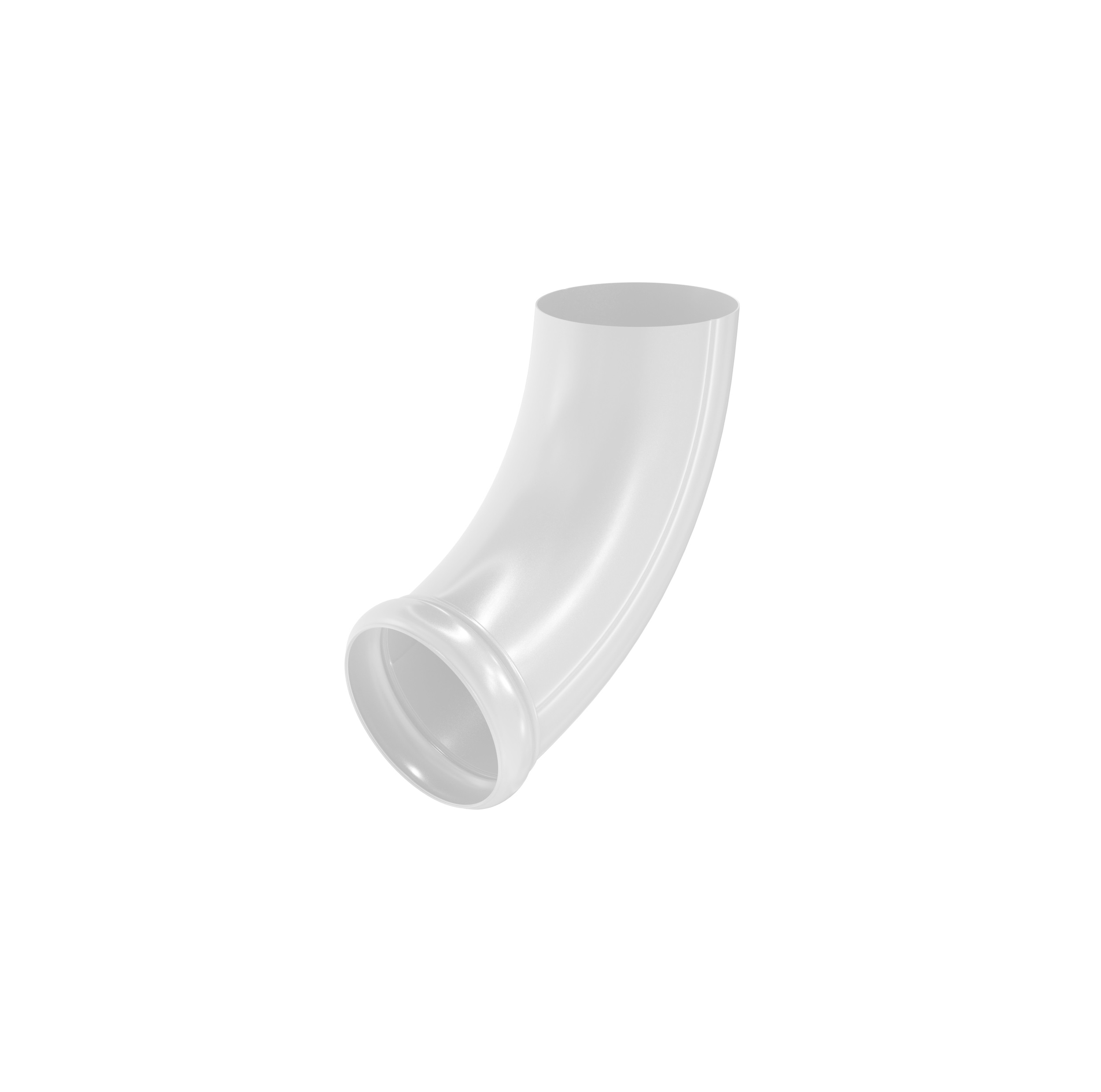 Отвод трубы декорированный, типоразмер водостока 90/125 (с покрытием PURAL)