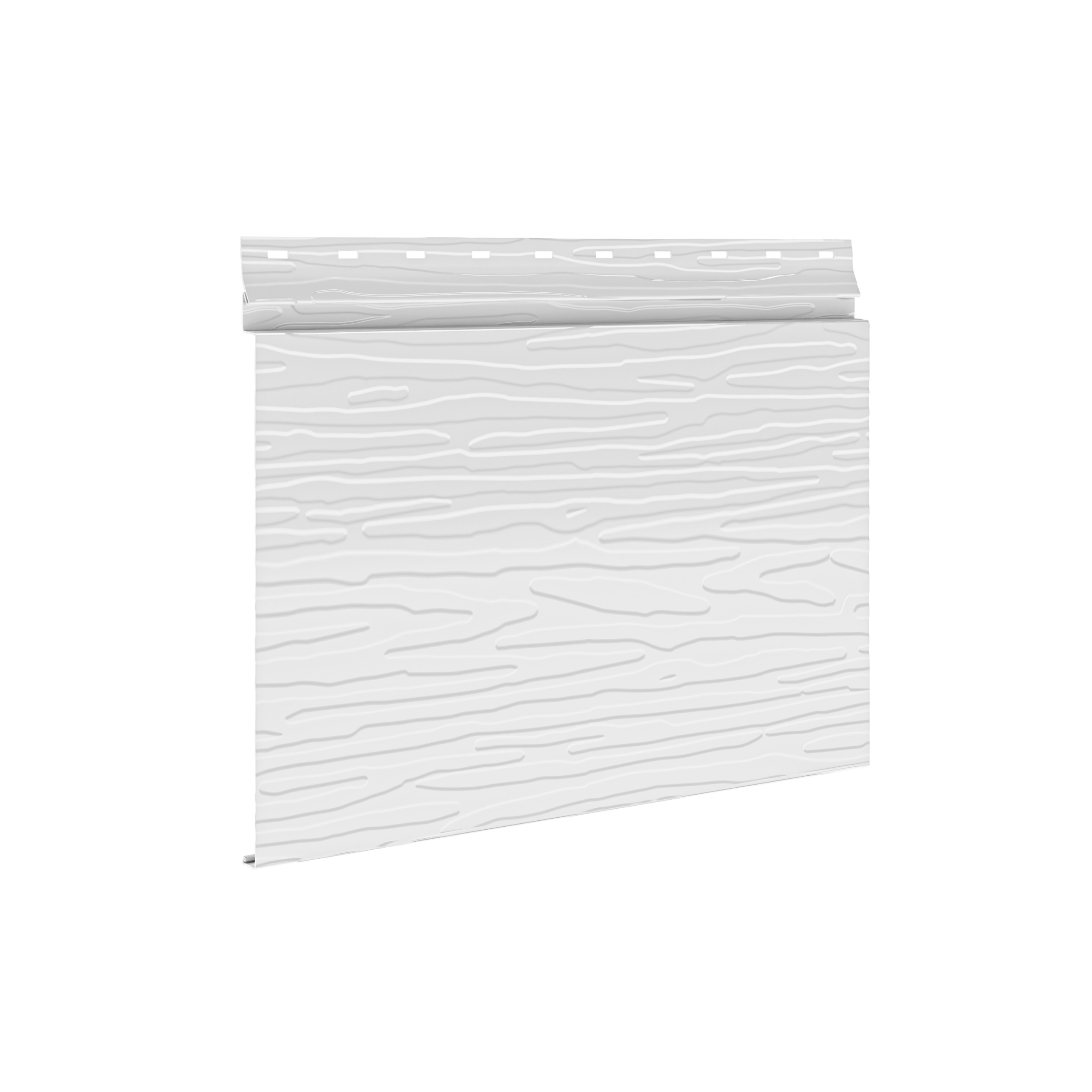 Скандинавский брус Модерн широкий фактур. Белый (RAL9010)